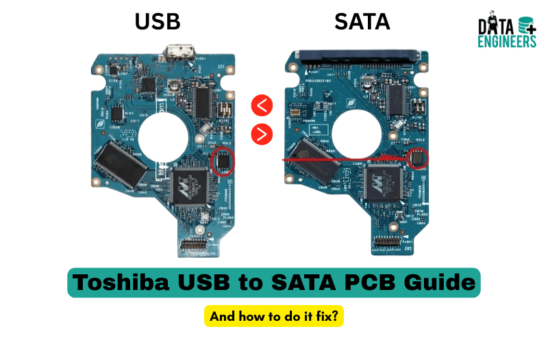 Toshiba USB to SATA PCB Guide