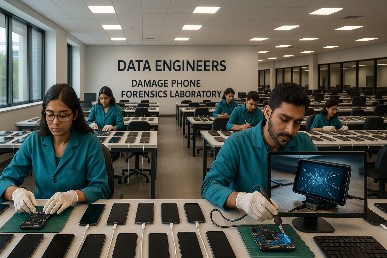 Damaged Smartphone Forensics