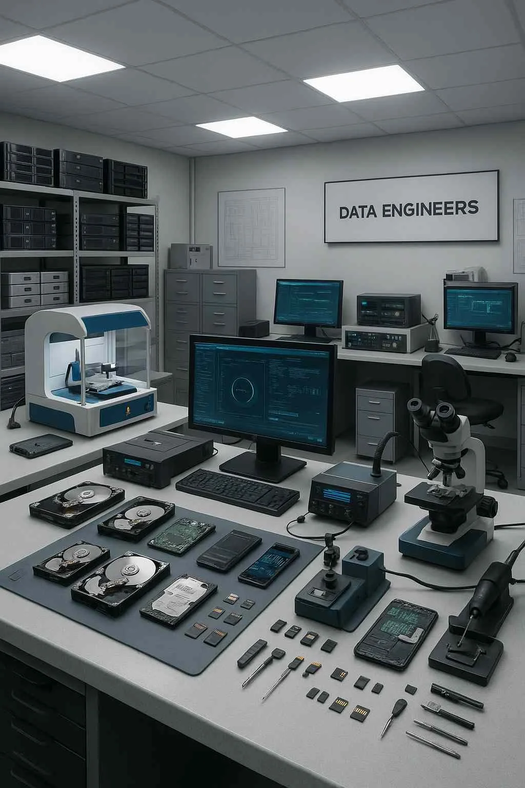 data recovery services in india for hard disk ssd usb mobile desktop laptop server nas san raid cleanroom lab recovery from deleted formatted or failed drives trusted experts www.dataengineers.in