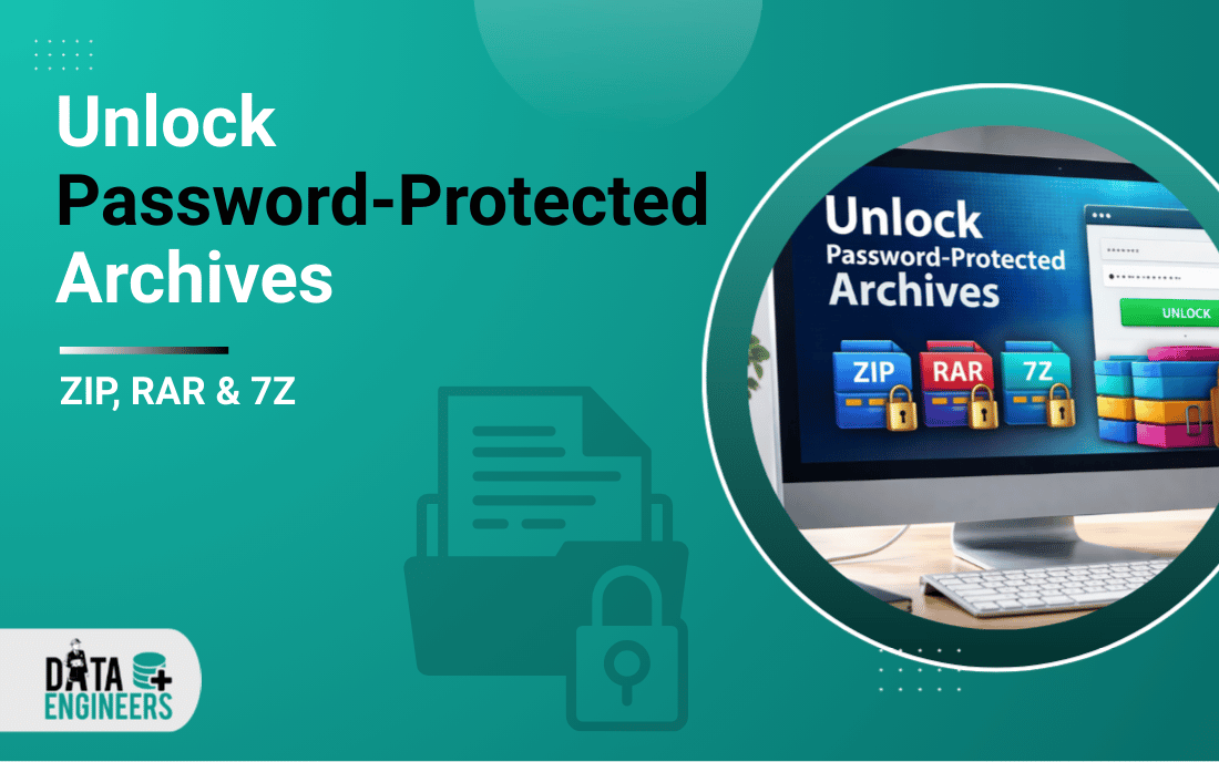 Unlock Password-Protected Archives ZIP, RAR & 7Z Recovery