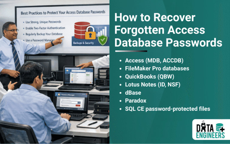 Recovery Database Login Recover Forgotten Microsoft Access Database Passwords (MDB & ACCDB ...