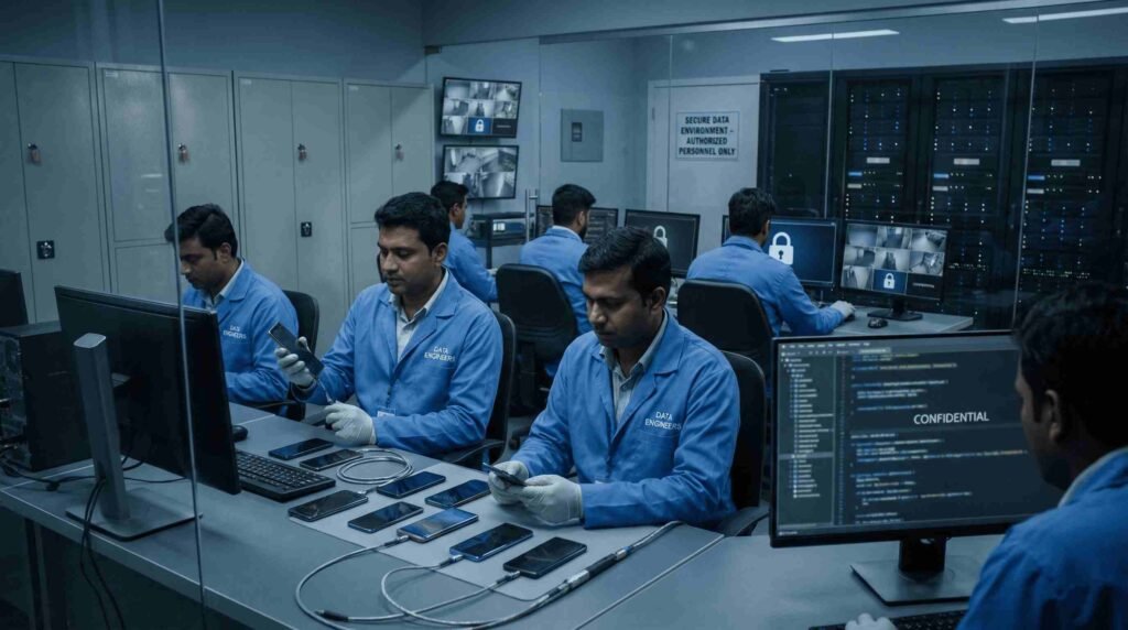 android data recovery experts encrypted damaged devices complex cases advanced tools transparent assessment trusted service India www.dataengineers.in