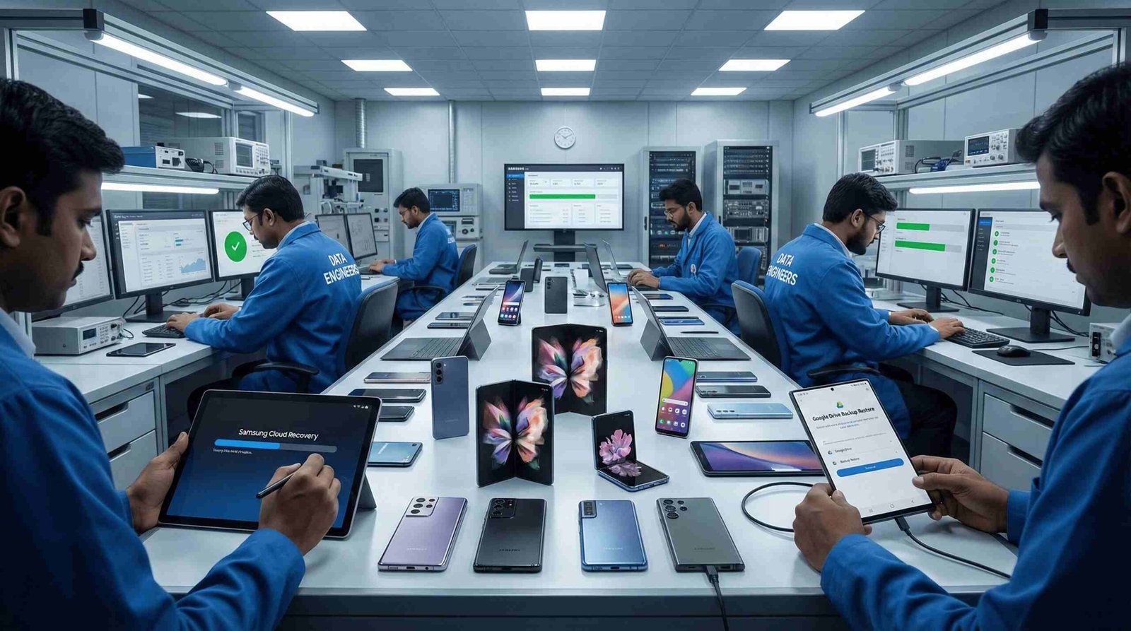 samsung galaxy s note a m z fold z flip f series data recovery lost contacts photos videos secure extraction India www.dataengineers.in