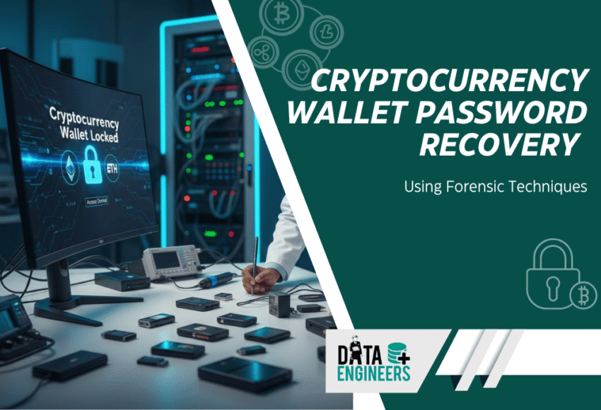 Professional cryptocurrency wallet recovery using forensic techniques. Secure recovery of Bitcoin, Ethereum, wallet.dat, keystores and seed phrases www.dataengineers.in