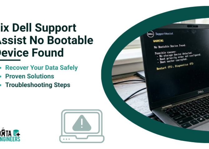 Fix Dell Support Assist No Bootable Device Found Recover Your Data Safely Proven Solutions Troubleshooting Steps