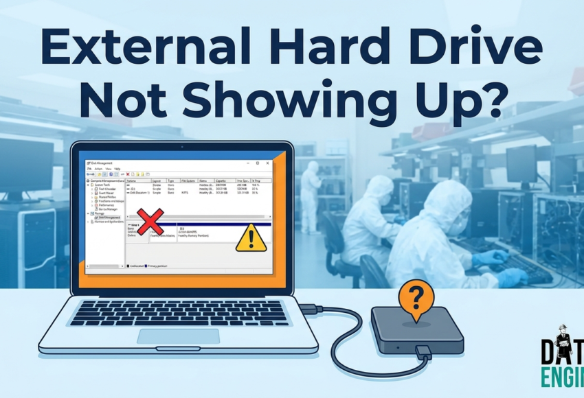 External Hard Drive Not Showing Up on PC or Mac? Full Troubleshooting Guide (2026)