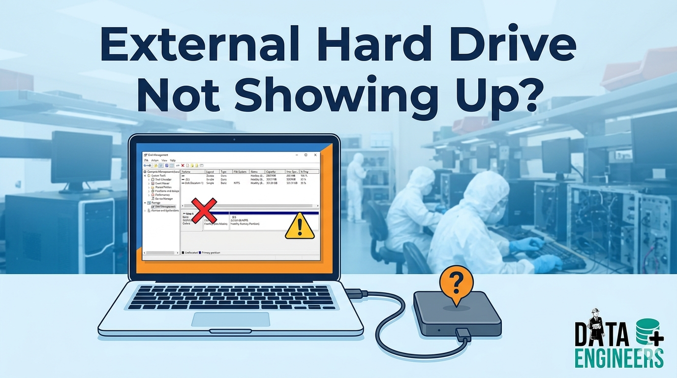 External Hard Drive Not Showing Up on PC or Mac? Full Troubleshooting Guide (2026)