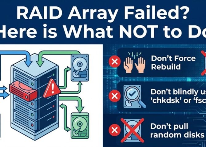 RAID Array Failed? Here is What NOT to Do - and What Actually Works