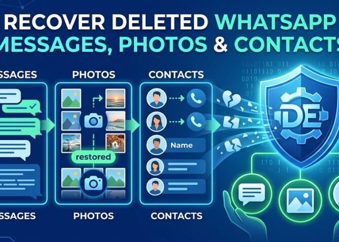 Recover Deleted WhatsApp Messages, Photos & Contacts (Android & iPhone)
