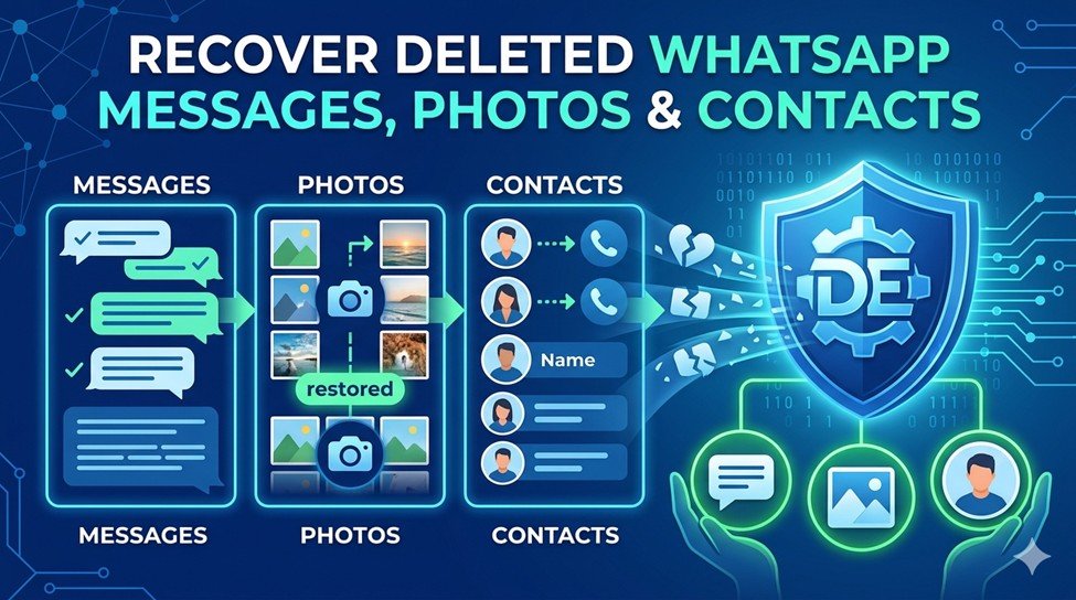 Recover Deleted WhatsApp Messages, Photos & Contacts (Android & iPhone)