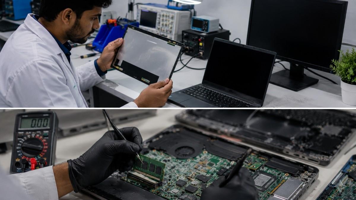10-common-causes-of-laptop-black-screen-display-failure-troubleshooting-guide-faulty-screen-cable-gpu-ram-ssd-windows-bios-motherboard-liquid-damage-repair-www.dataenigneers.in