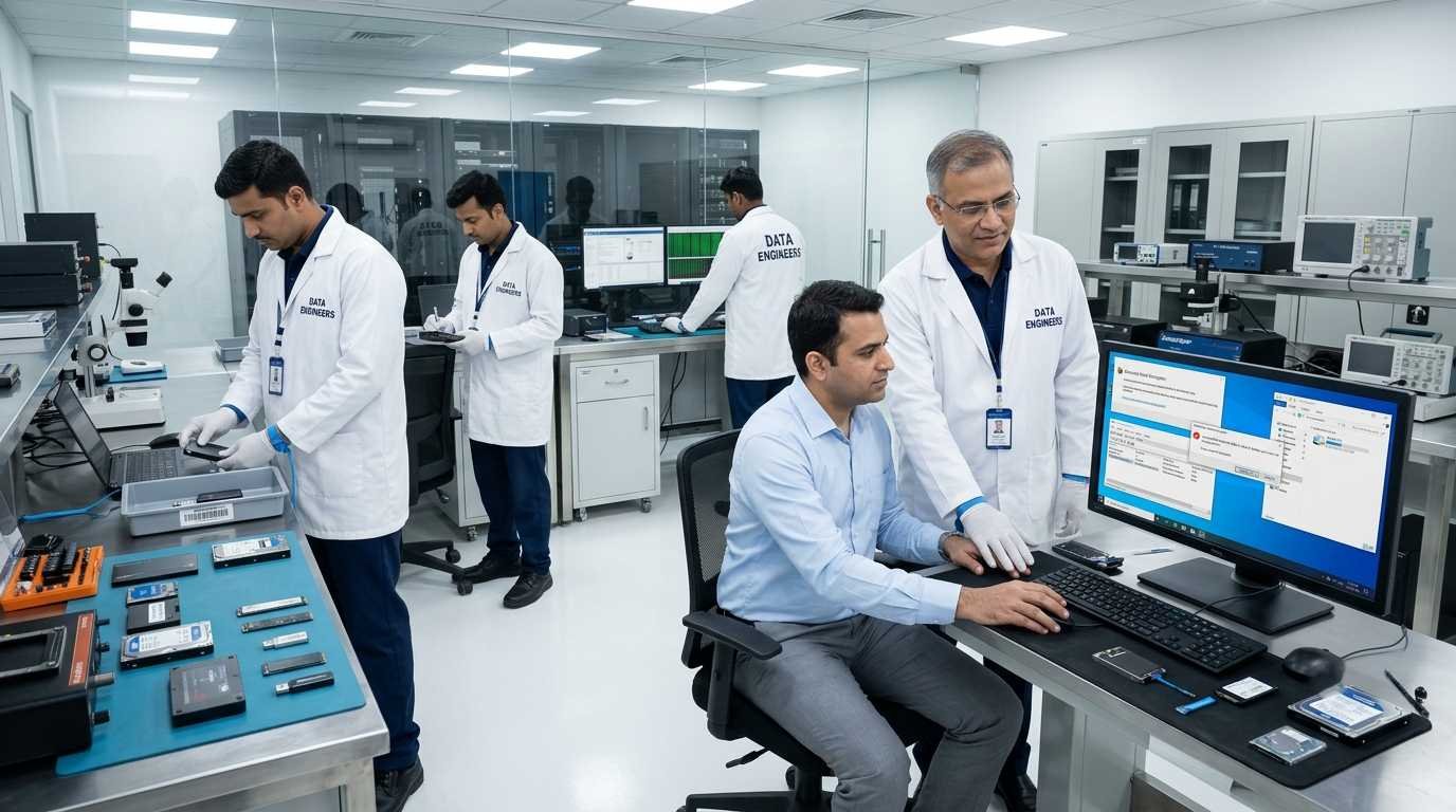 BitLocker File Recovery encrypted drive recover business data files databases documents photos videos CAD projects files research data office documents files forensic www.dataengineers.in