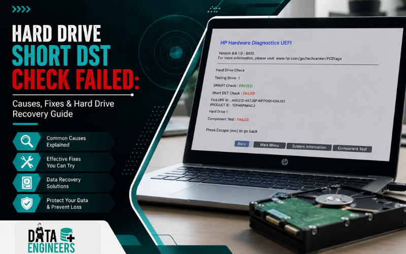 Hard Drive Short DST Check Failed Causes, Fixes & Hard Drive Recovery Guide www.dataengineers.in