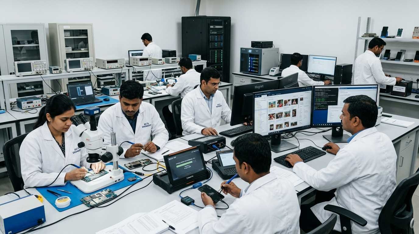 Mobile Data Recovery Process Android iPhone dead phone broken screen water damage boot loop motherboard failure recover photos WhatsApp contacts forensic extraction India www.dataengineers.in
