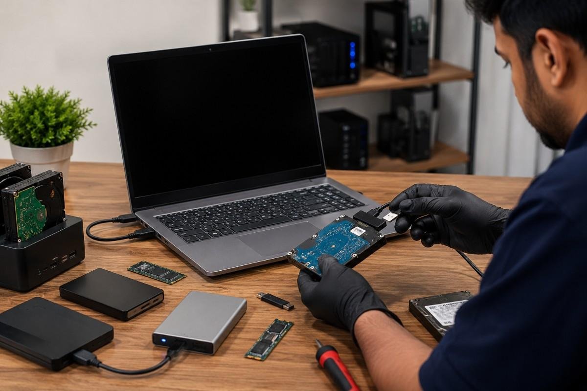 black screen laptop recovery helps recover lost data when laptop display fails fix pc black screen issues and restore files safely with www.dataengineers.in