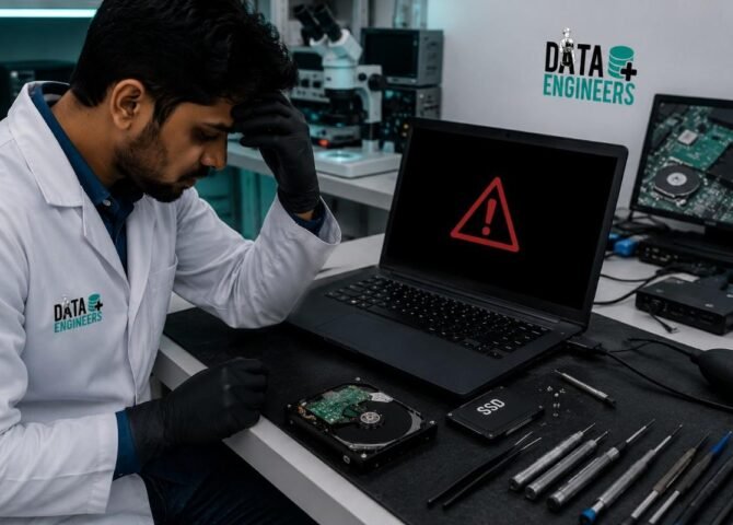 common-mistakes-causing-permanent-data-loss-black-screen-laptop-windows-reinstall-formatting-ssd-hard-drive-failure-recovery-tips-www.dataenigneers.in