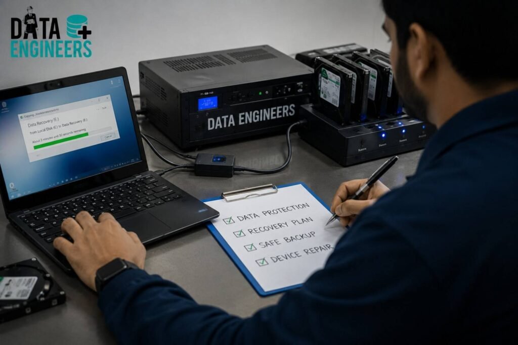 protect important data before device repair with professional data recovery services for hard drives ssds raid nas and storage devices based on data importance at www.dataengineers.in
