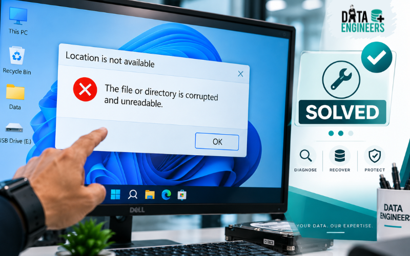 File or Directory Is Corrupted and Unreadable