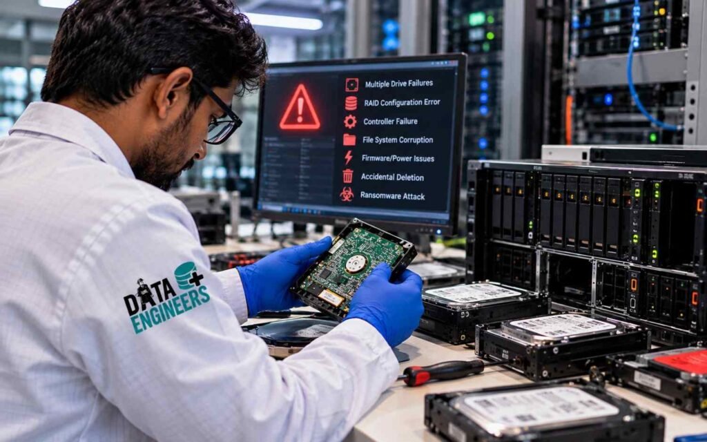 Enterprise Storage Failure RAID Data Recovery