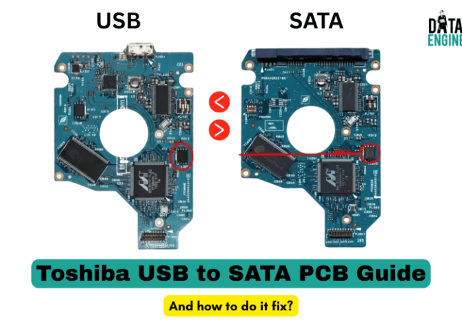 Toshiba USB to SATA PCB Guide