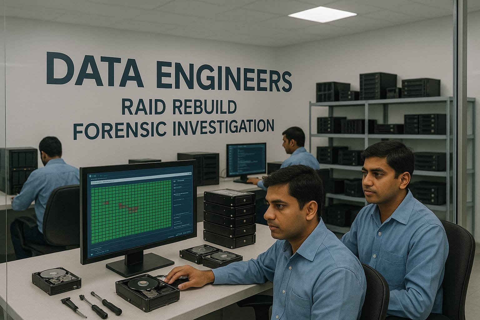 Damaged RAID Data Recovery Forensics