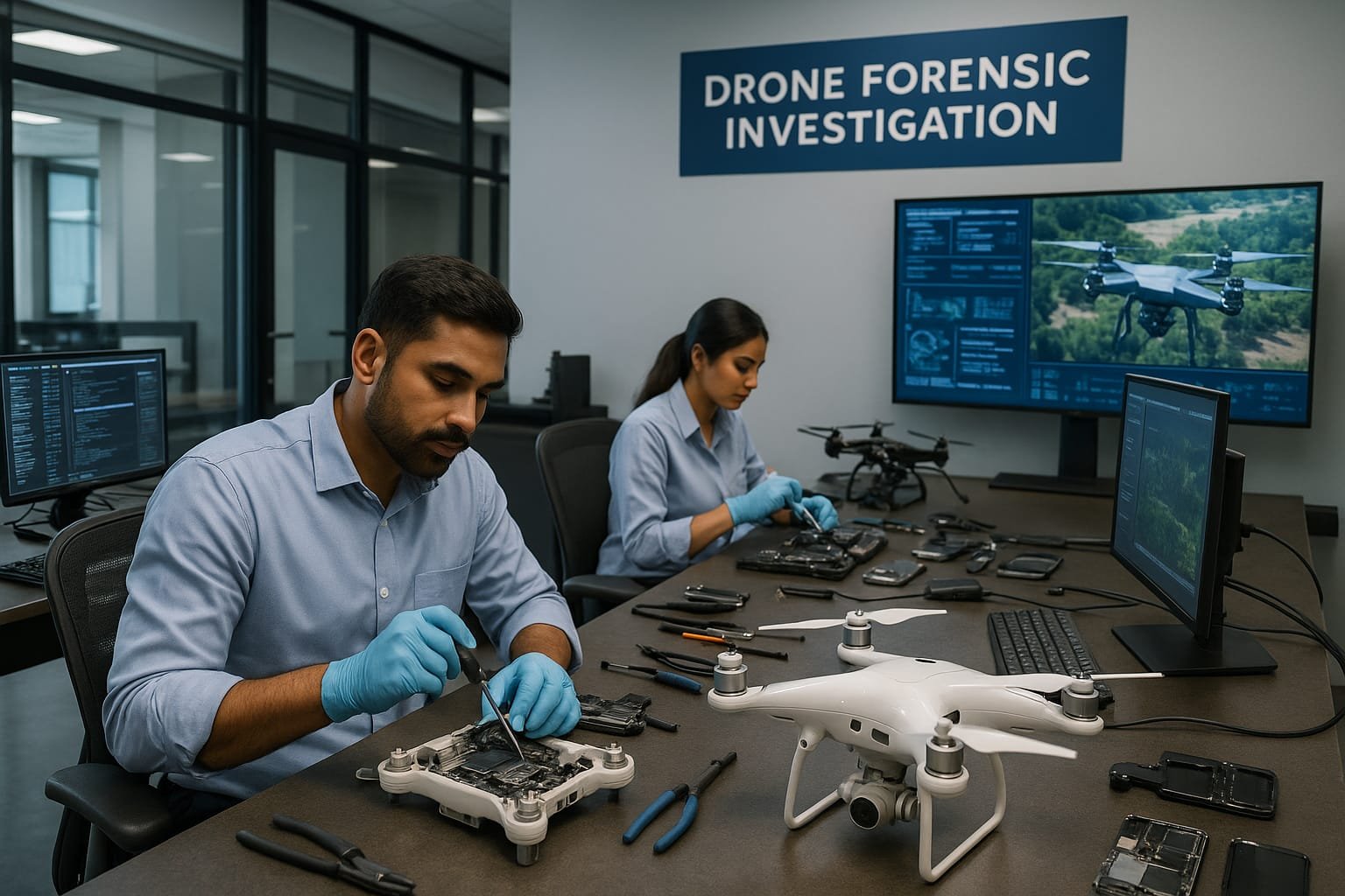 Drone Forensic Investigation and data recovery