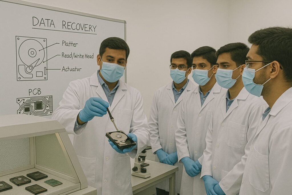 professional safe secure data recovery services training www.dataengineers.in