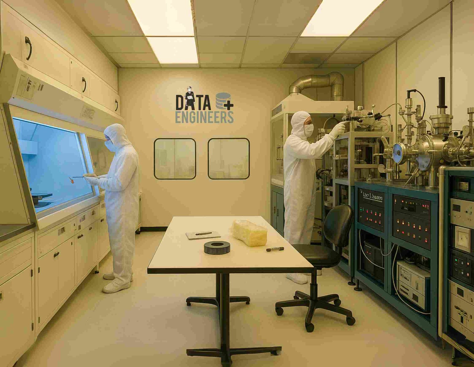 Cleanroom of Professional Data Recovery Lab