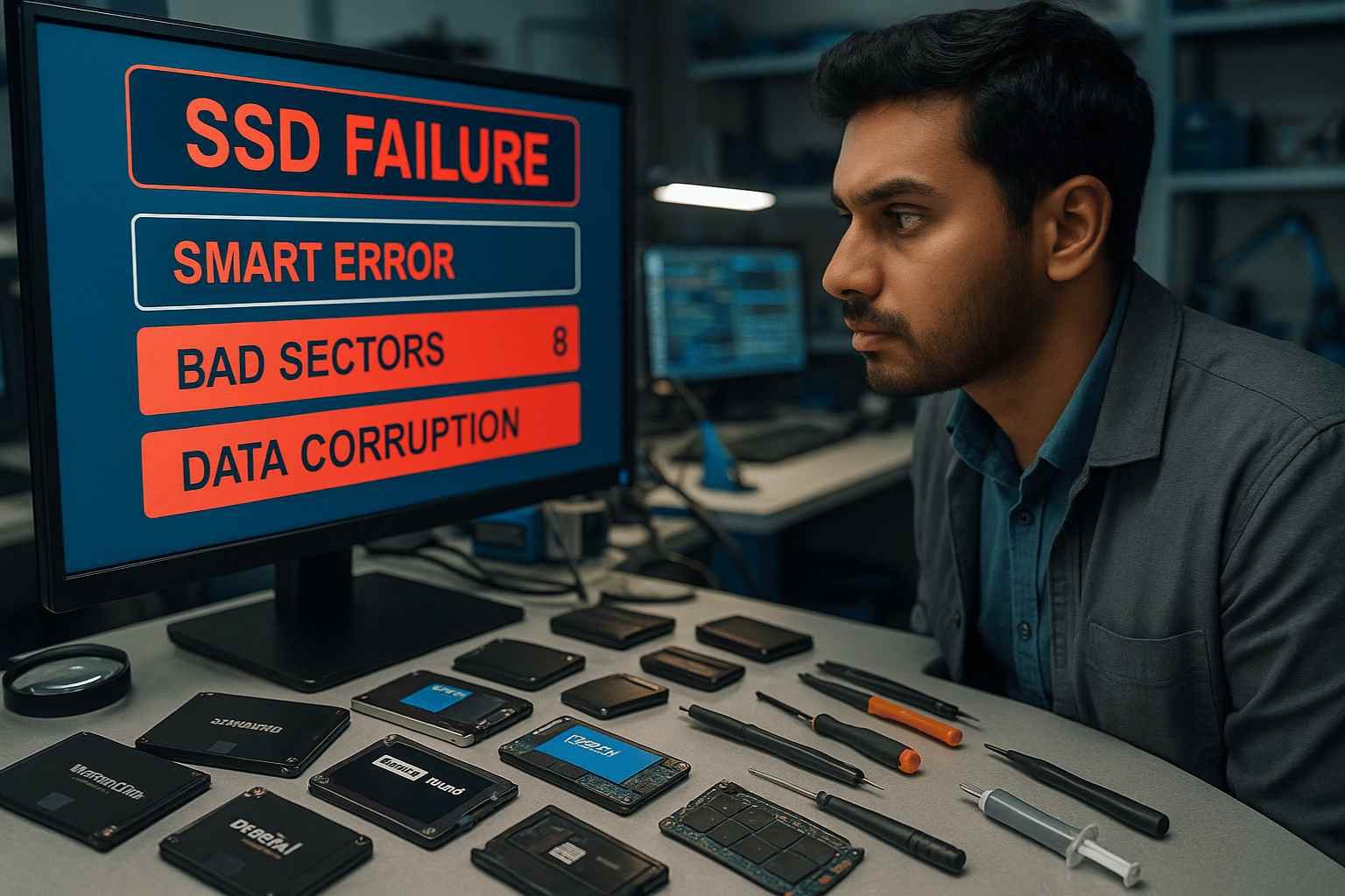 Bad Sectors, SSD Wear Leveling, and Overuse data recovery