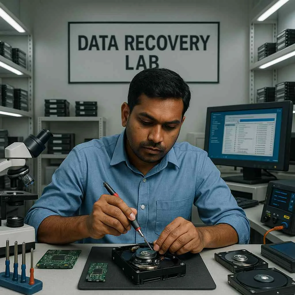 hard drive data recovery services internal external hard disk nvme sata ide scsi hybrid desktop laptop portable drive usb nas server dropped formatted failed www.dataengineers.in