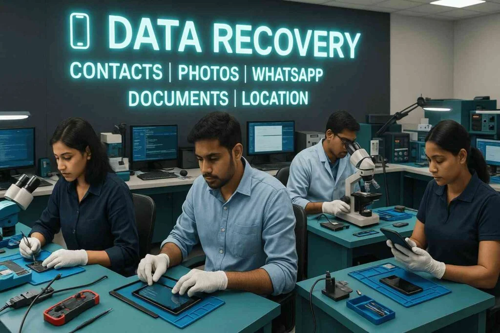 mobile phone data recovery android iphone ios messages calls contacts photos videos deleted formatted virus corrupted backup water damaged broken screen dead phone www.dataengineers.in