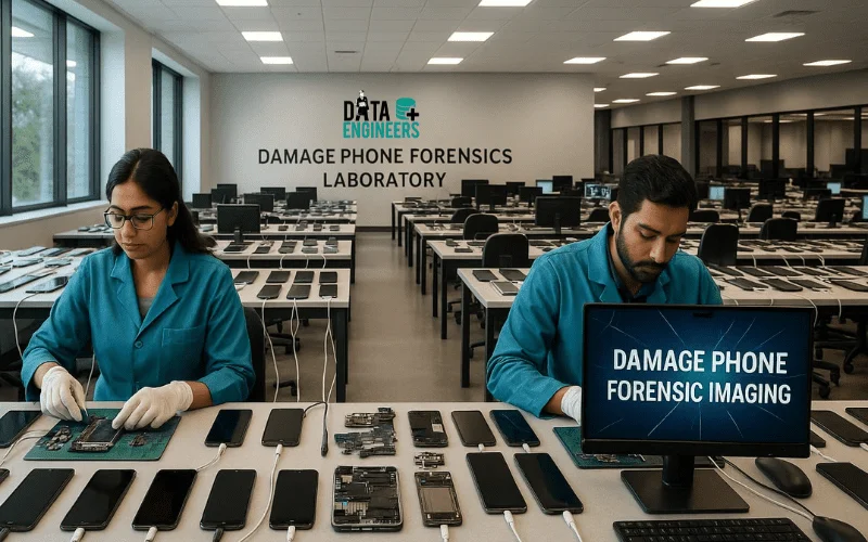 smartphone forensics recovery in india certified cleanroom lab deleted photos videos contacts messages and whatsap pandroid iphone broken dead water damaged phones www.dataengineers.in