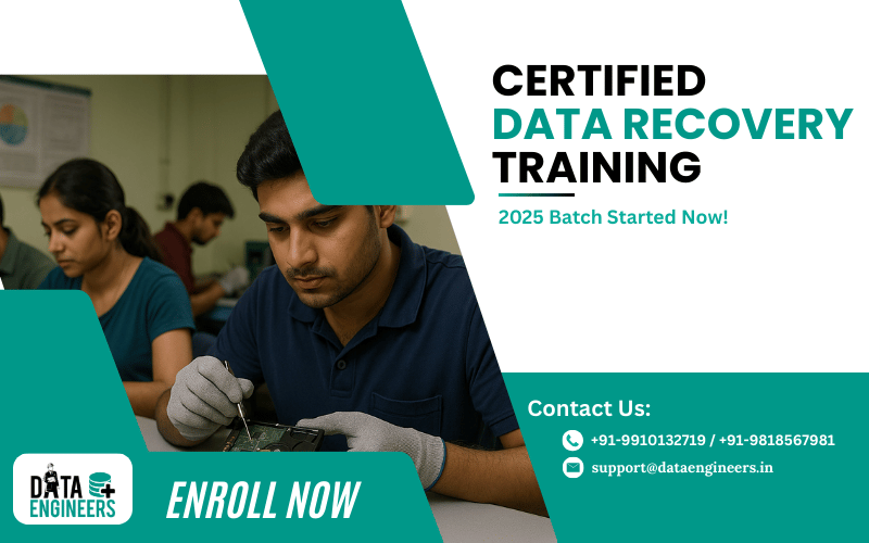 Certified data recovery training in India