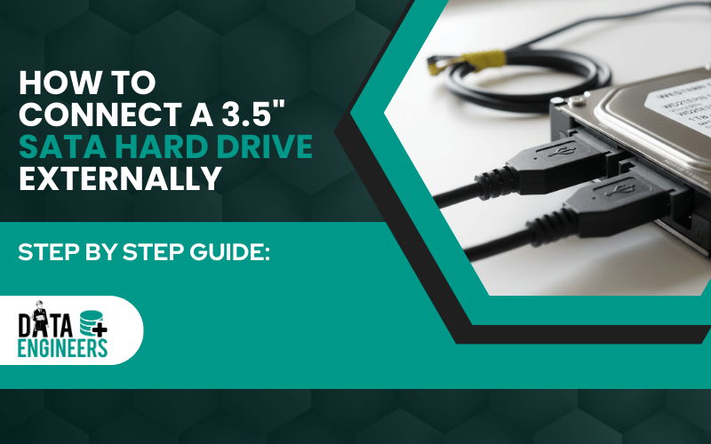 How to Connect a 3.5 SATA Hard Drive Externally