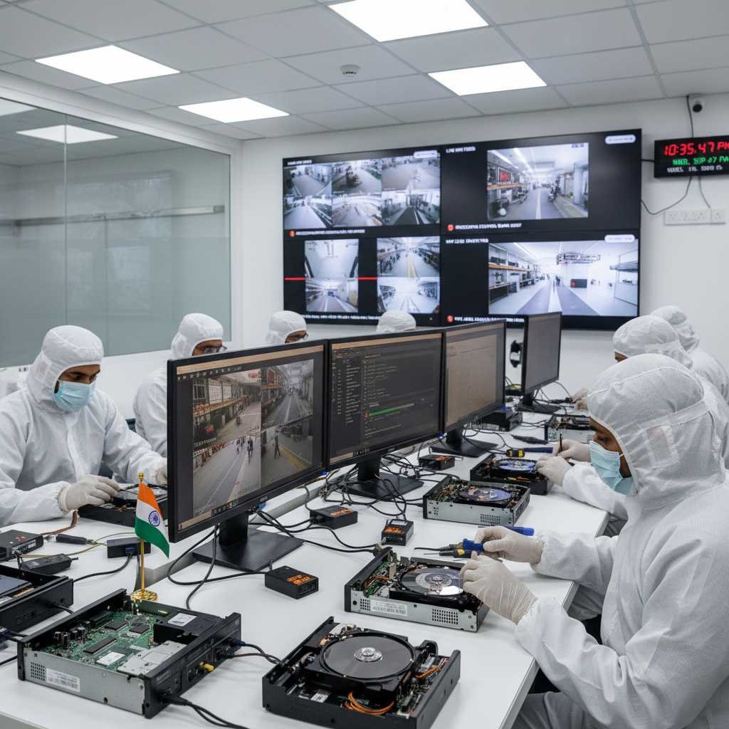 India’s no.1 CCTV data recovery lab with expert engineers recovering DVR and NVR footage using advanced tools live monitoring multi-camera playback and forensic methods www.dataengineers.in