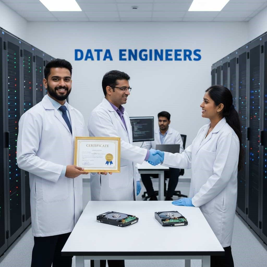 certified data recovery training in india with hands-on lab sessions live projects and expert guidance upgrade your skills and become a professional recovery engineer www.dataengineers.in