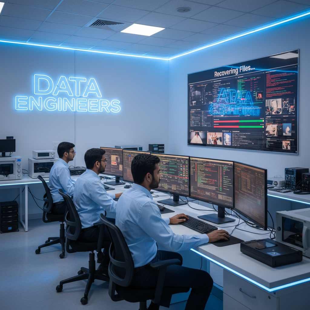 corrupted file restoration services get your corrupted or deleted files back from laptop hard drives SSDs RAID arrays more fast recovery virus infected formatted devices www.dataengineers.in