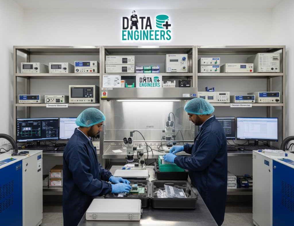 forensic tools memory readers reballing stations microscopes cleanroom kits and custom lab setups for secure mobile data recovery and chip-off labs www.dataengineers.in
