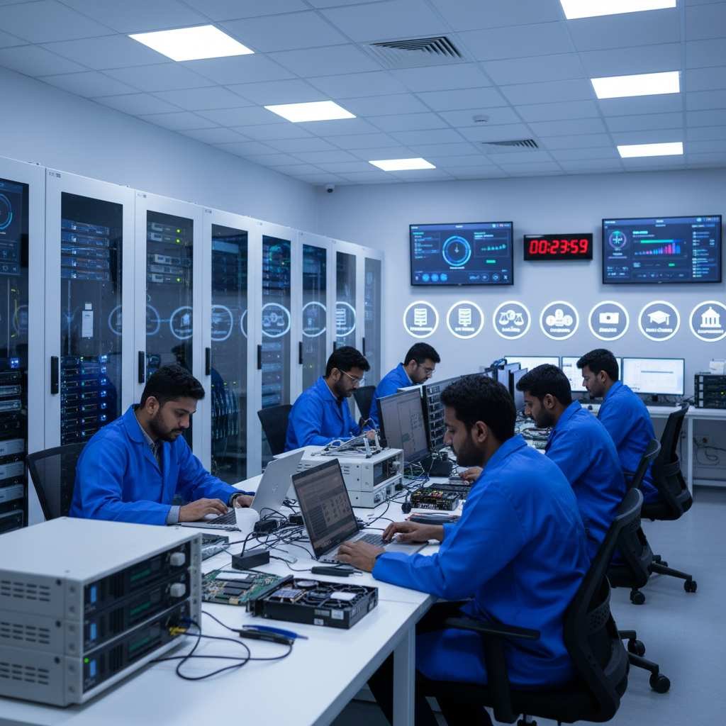 nas and san data recovery lab in Nehru Place Delhi with expert engineers restoring RAID NAS SAN servers for IT law finance media education and government sectors www.dataengineers.in