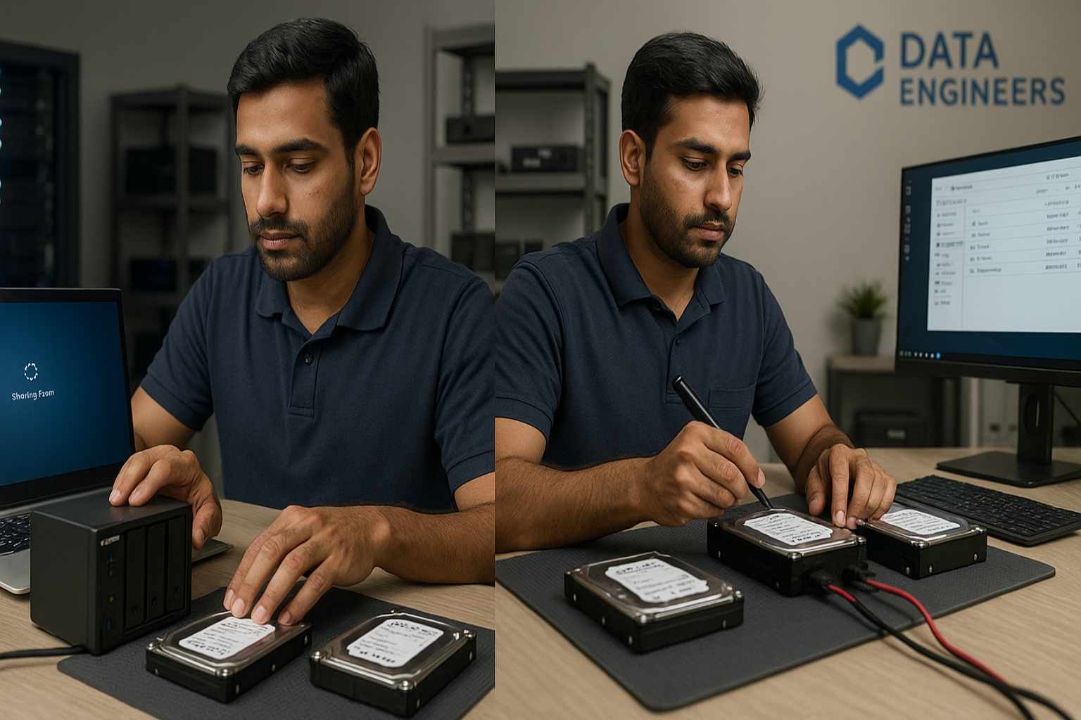 nas data recovery by professionals safe and secure recovery from failed drives or corrupted storage accurate diagnosis and clean extraction no data no charge www.dataengineers.in