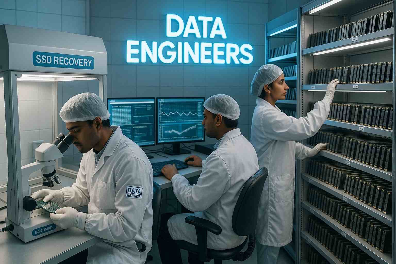 ssd data recovery by data engineers cleanroom lab for failed corrupted or dead drives secure recovery with expert engineers and advanced tools trusted by top brands www.dataengineers.in