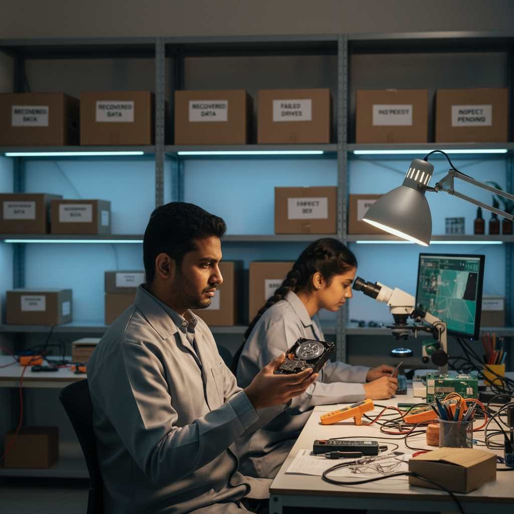 avoid diy hard drive recovery clicking noise hdd not detected slow usb drive virus damage overheating risk permanent data loss wd safe recovery www.dataengineers.in