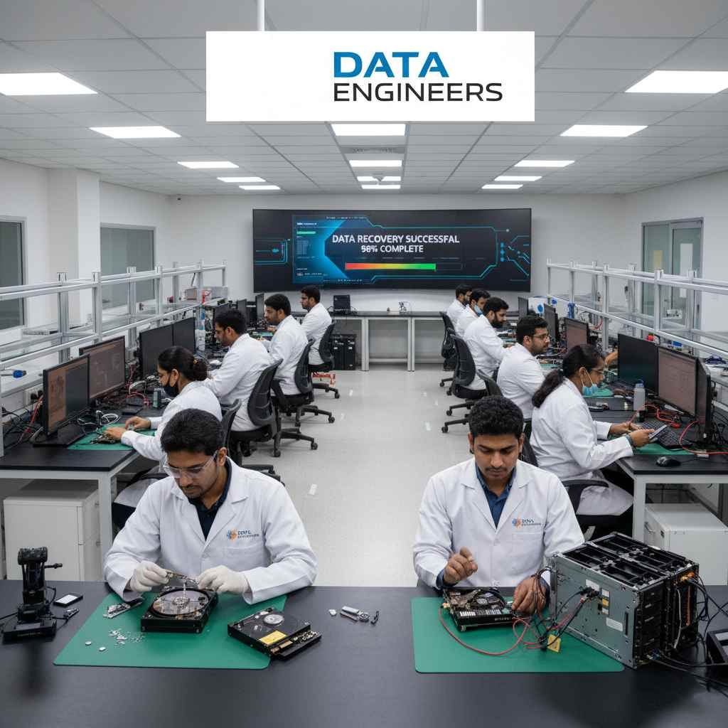 best data recovery company 2025 hard drive SSD mechanical failure clicking water fire damage crashed partitions data engineers india recover lost files www.dataengineers.in