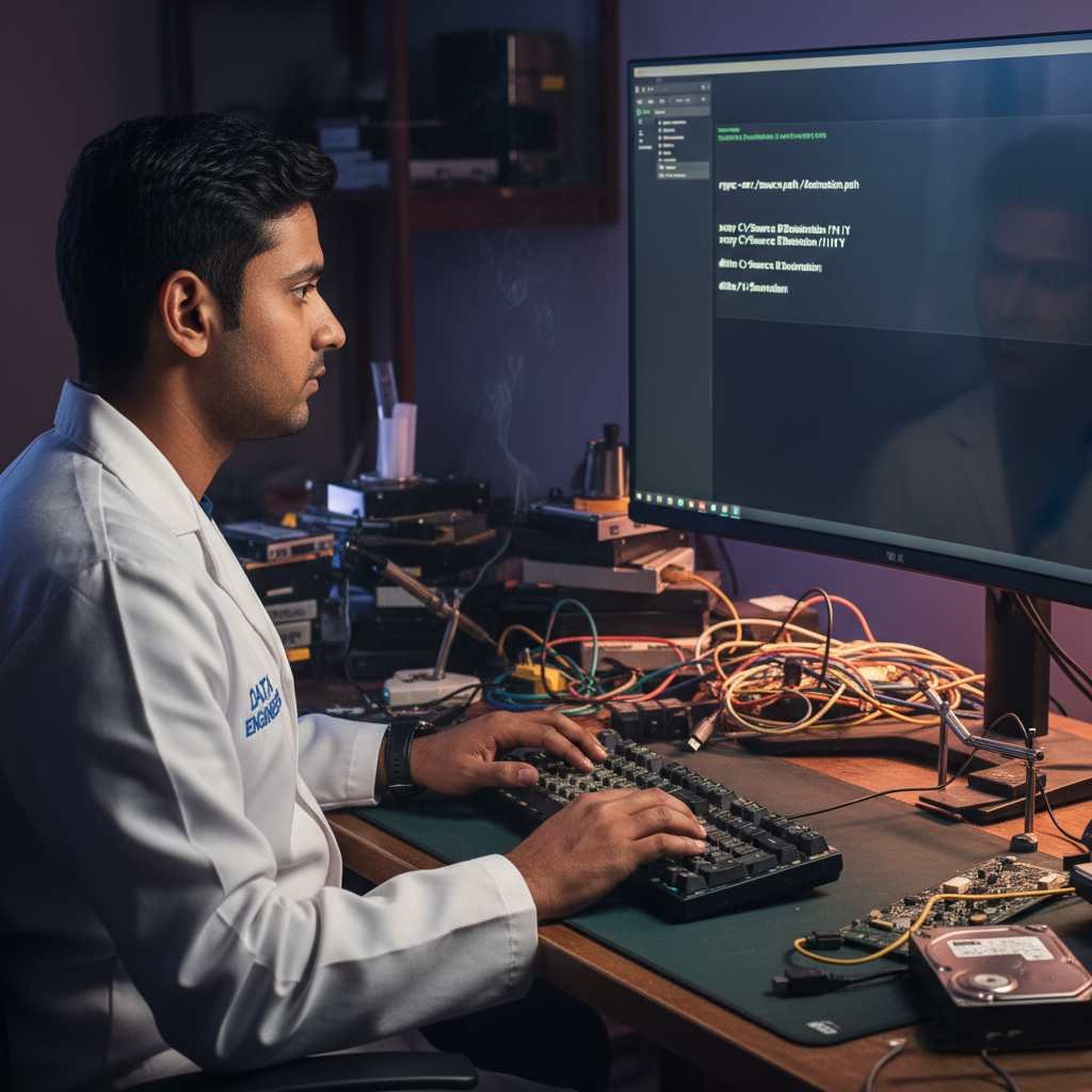 manual file recovery command line xcopy robocopy rsync cp terminal hdd usb data transfer no software overwrite recover files www.dataengineers.in
