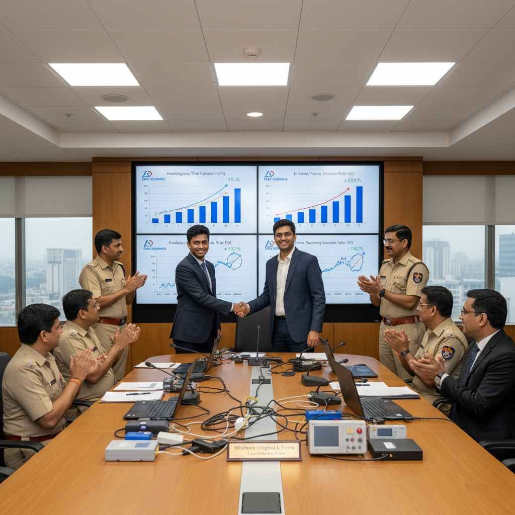 officers praise data engineers for fast evidence recovery training and court support unmatched expertise solved tough cases trusted by police and fsl www.dataengineers.in