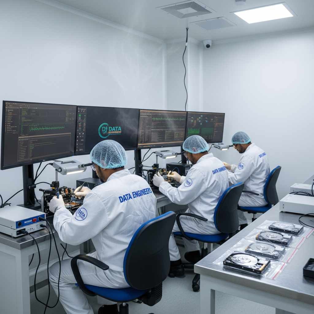professional data recovery experts hard drive not detected clicking noise raid firmware issue data loss critical cleanroom repair failed diy recovery top rated lab in india www.dataengineers.in