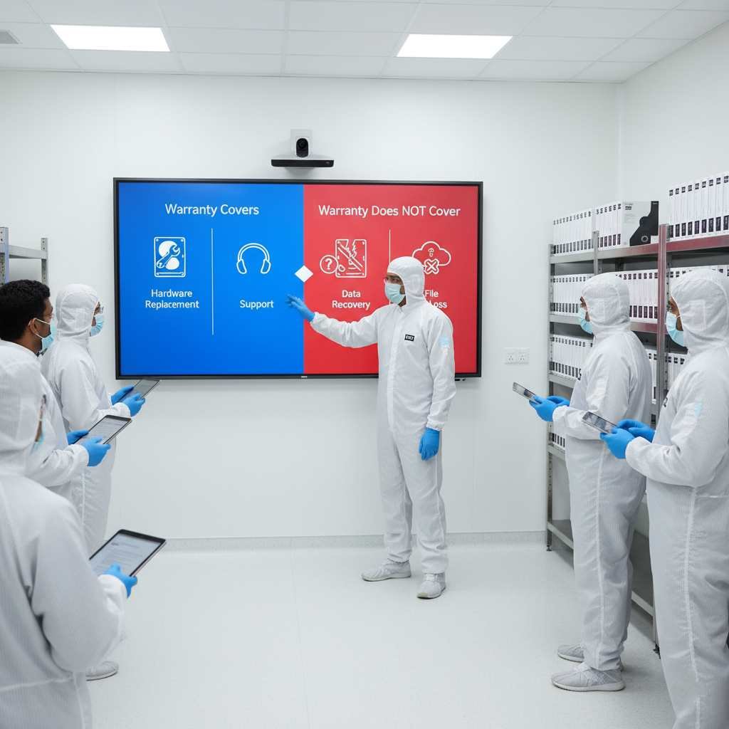 wd data recovery warranty not covering file loss hdd not detected fix external hard drive issues hardware replacement vs data repair guide cleanroom recovery www.dataengineers.in