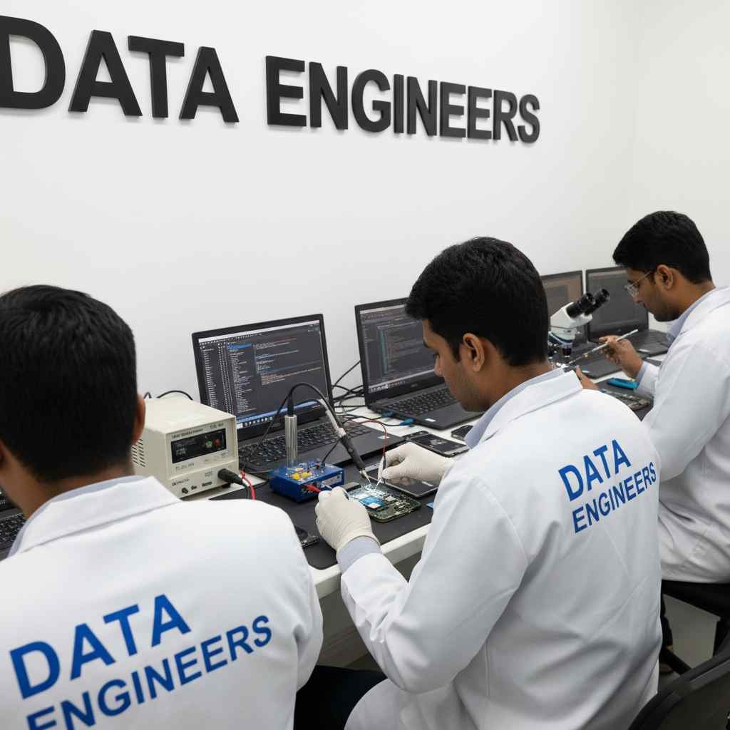 damaged smartphone data recovery Delhi cleanroom lab Android iPhone crashed formatted ransomware water damaged broken dead phone emergency secure extraction India www.dataengineers.in