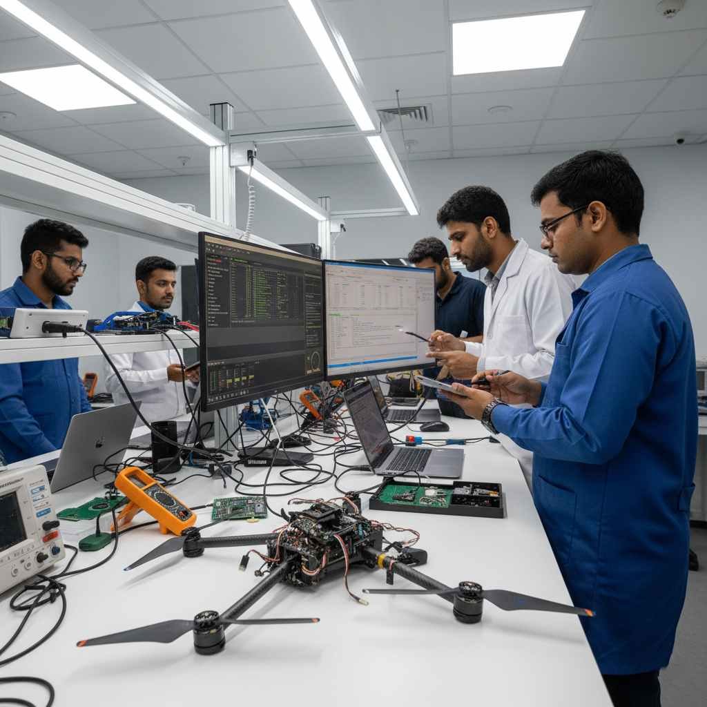 drone data recovery crash pilot error battery failure firmware glitch gps interference retrieve flight logs extract memory forensic analysis secure tools india www.dataengineers.in