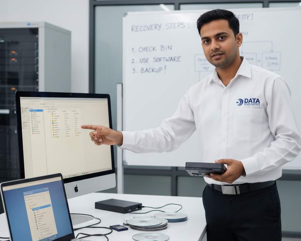 recover lost deleted mp3 wav flac audio files from android iphone windows mac sd card usb external hard drive music recovery software free tool www.dataengineers.in